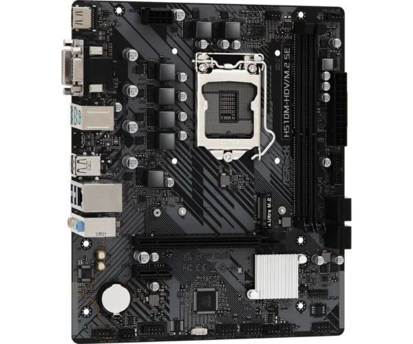 Asrock H510M-HDV/M.2 SE | Socket LGA 1200 | Intel H470 | 2xDDR4 | Micro-ATX | Moederbord