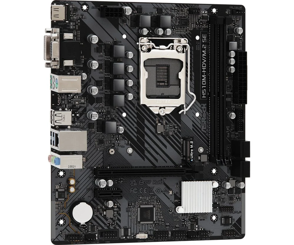 Asrock H510M-HDV/M.2 SE | Socket LGA 1200 | Intel H470 | 2xDDR4 | Micro-ATX | Moederbord - Image 5