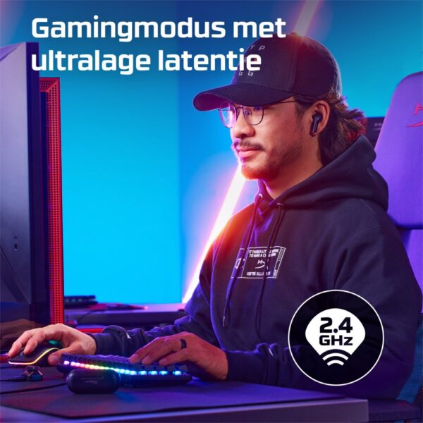 HyperX Cloud MIX Buds | Draadloze In-Ear Gaming Oordopjes | Bluetooth | Zwart