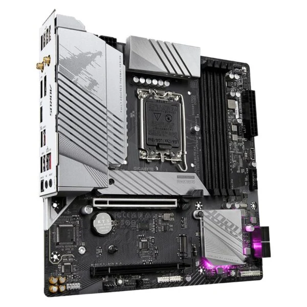 Gigabyte B760M AORUS ELITE AX | Socket LGA 1700 | Intel B760 | 4xDDR5 | Micro-ATX | Moederbord