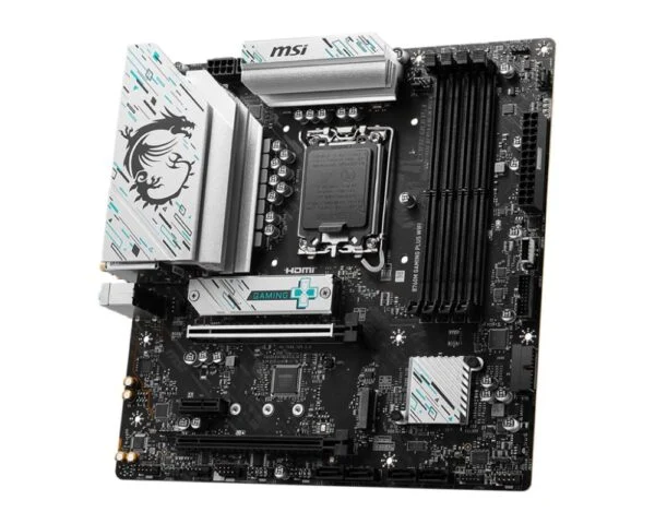 MSI B760M GAMING PLUS WIFI | Socket LGA 1700 | Intel B760 | 4xDDR5 | Micro-ATX | Moederbord