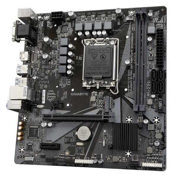 Gigabyte H610M H V2 (rev. 1.0) | Socket LGA 1700 | Intel H610 | 2xDDR4 | Micro-ATX | Moederbord