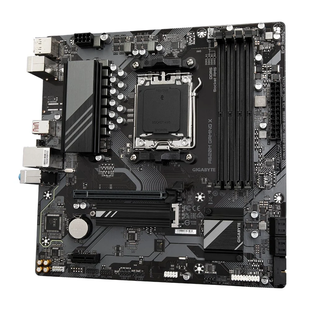 Gigabyte A620M GAMING X | Socket AM5 | AMD A620 | 4xDDR5 | Micro-ATX | Moederbord - Image 4