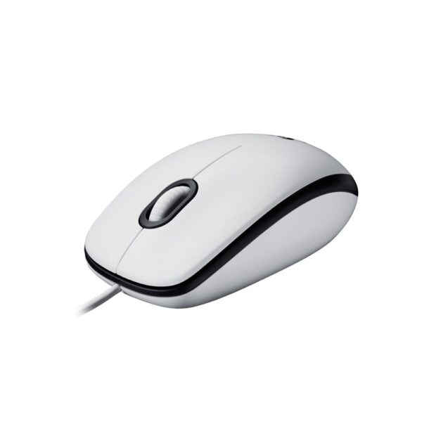 Logitech M100 | Bekabelde Muis | Links- en Rechtshandig | USB-A | 1000 DPI | Wit