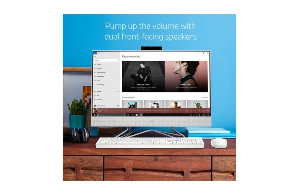 HP All-in-One 24-df1043na | 23.8'' F-HD IPS | Intel Core i5-1135G7 | 8GB | 256GB | W11 Home | UK Keyboard - Image 3