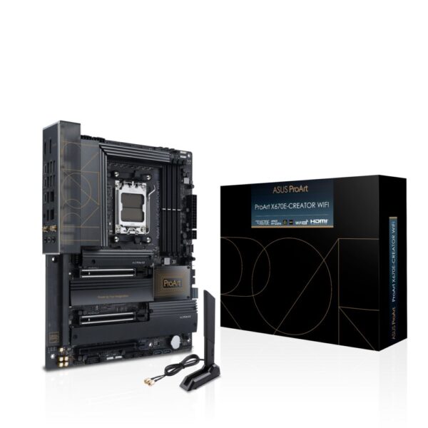 ASUS ProArt X670E-CREATOR WIFI | Socket AM5 | AMD X670 | 4xDDR5 | ATX | Moederbord