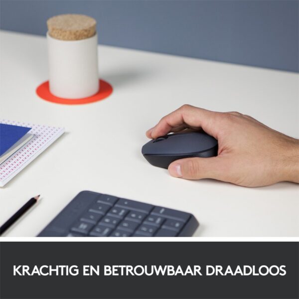 Logitech M170 | Draadloze Muis | Links- en Rechtshandig | RF | 1000 DPI | Grijs