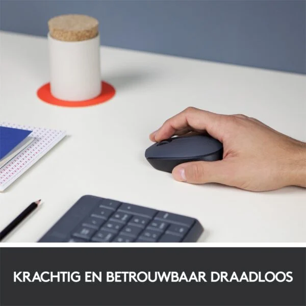 Logitech M170 | Draadloze Muis | Links- en Rechtshandig | RF | 1000 DPI | Grijs