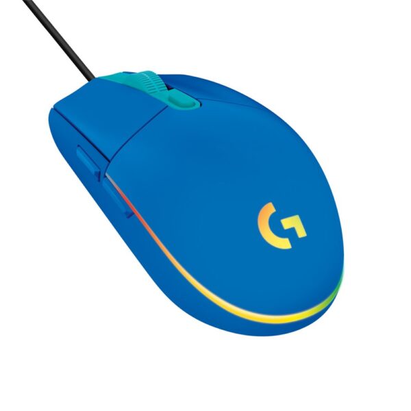 Logitech G203 | Gaming Muis | Rechts­handig | USB-A | 8.000 DPI | Blauw