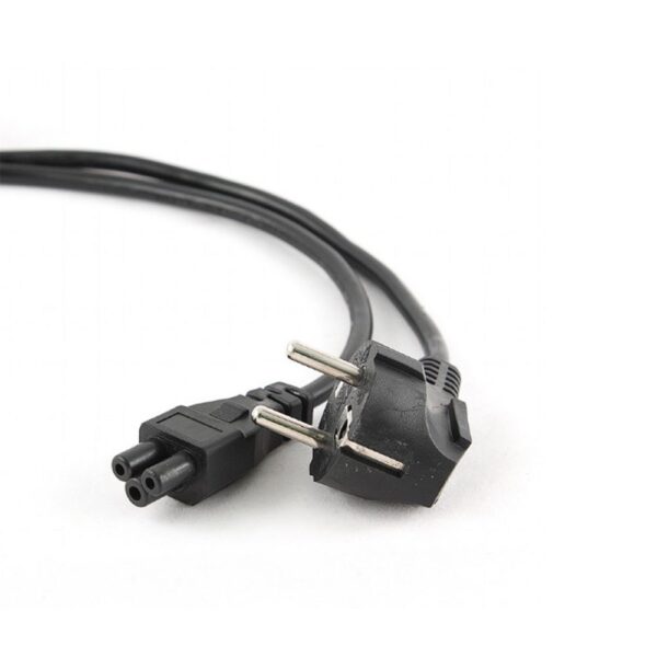 New Kenic 3-Pin Mickey Mouse (C5) EU Powercord | 1.5 m | Zwart