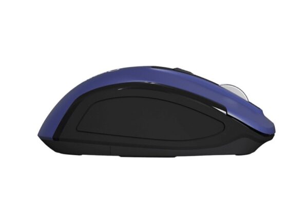 Qware Glasgow | Draadloze Muis | Rechtshandig | RF + Bluetooth | 1600 DPI | Blauw/Zwart