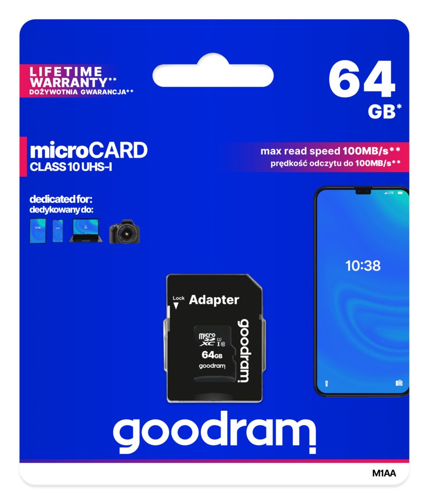 Goodram M1AA | MicroSDXC | 64GB | Class 10 | UHS-I U1 - Image 7