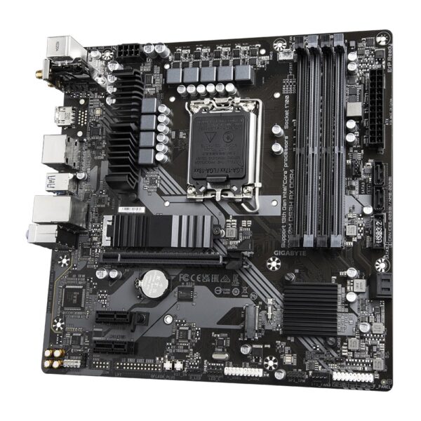 Gigabyte B760M DS3H AX DDR4 | Socket LGA 1700 | Intel B760 | 4xDDR4 | Micro-ATX | Moederbord