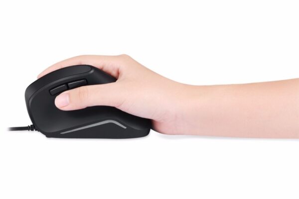 Perixx PERIMICE-515 II | Ergonomische Bedrade Muis | Rechtshandig | USB-A | 1600 DPI | Zwart