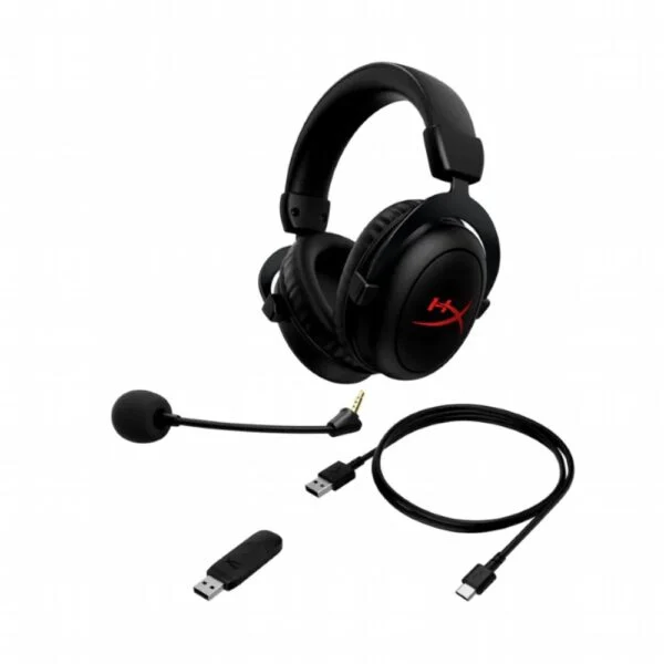 HyperX Cloud II Core | Draadloze Over-Ear Gaming Headset | USB-A Receiver & 3.5mm | Zwart
