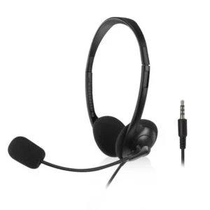 ACT AC9330 | On-Ear Headset met Microfoon | Zwart