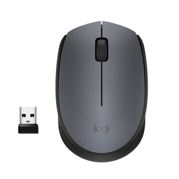 Logitech M170 | Draadloze Muis | Links- en Rechtshandig | RF | 1000 DPI | Grijs