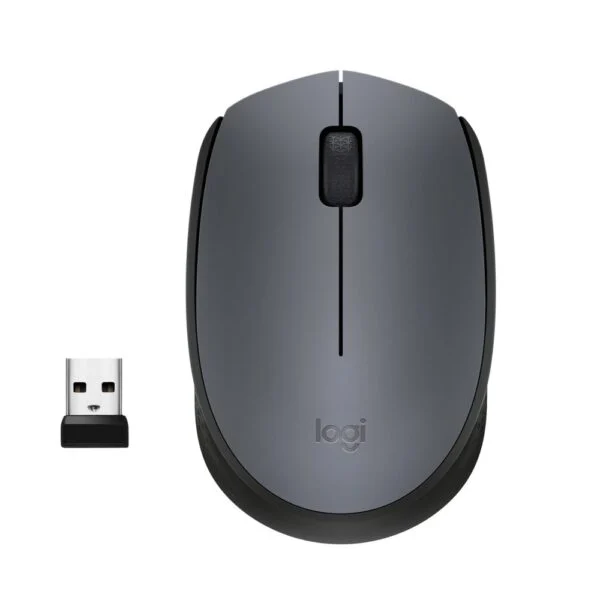 Logitech M170 | Draadloze Muis | Links- en Rechtshandig | RF | 1000 DPI | Grijs