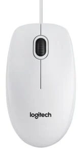 Logitech B100 | Bekabelde Muis | Links- en Rechtshandig | USB-A | 800 DPI | Wit