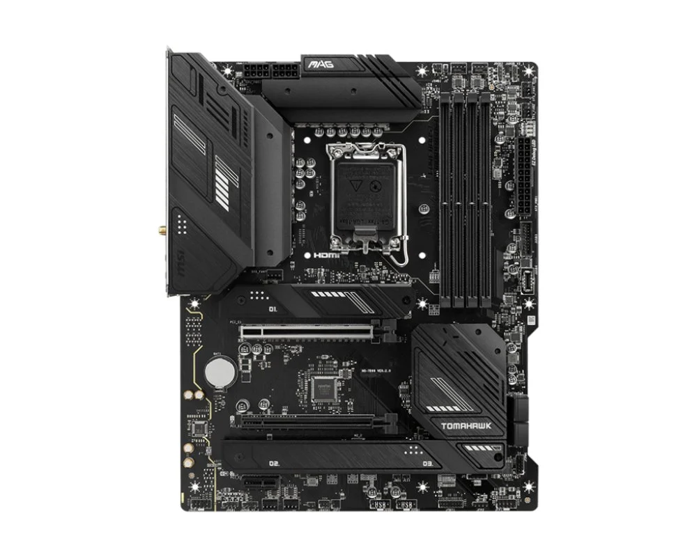 MSI MAG B760 TOMAHAWK WIFI | Socket LGA 1700 | Intel B760 | 4xDDR5 | ATX | Moederbord