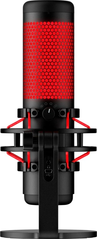 HyperX QuadCast | USB-microfoon | Rode verlichting | Voor pc en console | Zwart/Rood - Image 5