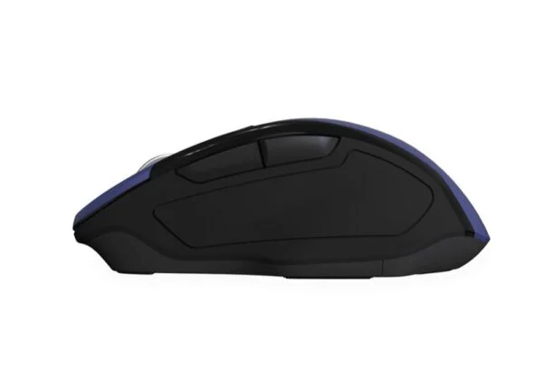 Qware Glasgow | Draadloze Muis | Rechtshandig | RF + Bluetooth | 1600 DPI | Blauw/Zwart