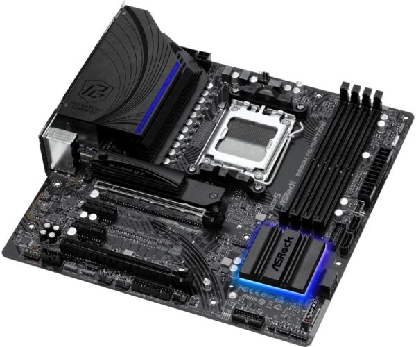 Asrock B650M PG Riptide | Socket AM5 | AMD B650 | 4xDDR5 | Micro-ATX | Moederbord | Renewed