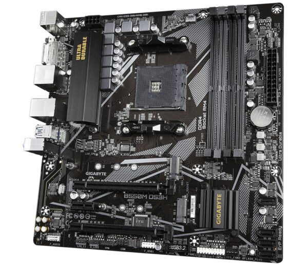 Gigabyte B550M DS3H | Socket AM4 | AMD B550 | 4xDDR4 | Micro-ATX | Moederbord