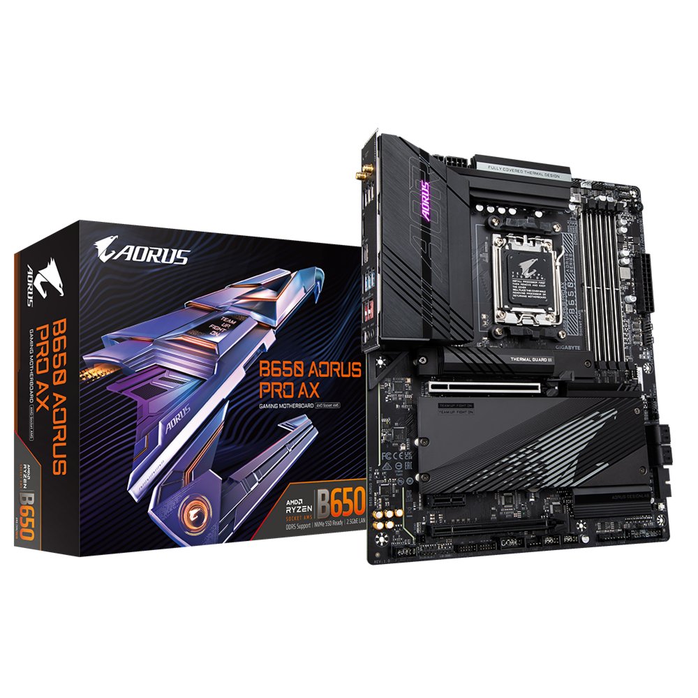Gigabyte B650 AORUS PRO AX | Socket AM5 | AMD B650 | 4xDDR5 | ATX | Moederbord | RENEWED - Image 7