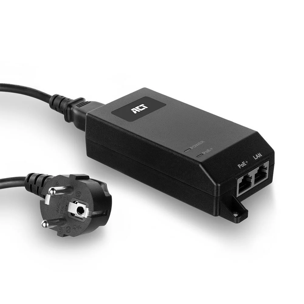 ACT AC4438 | Gigabit PoE+ Injector | 30W | IEEE 802.3af/at | 1x LAN - Image 3
