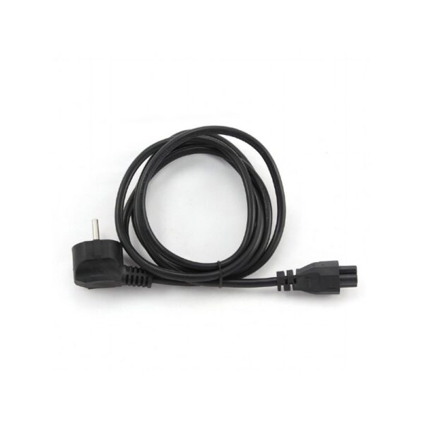 New Kenic 3-Pin Mickey Mouse (C5) EU Powercord | 1.5 m | Zwart