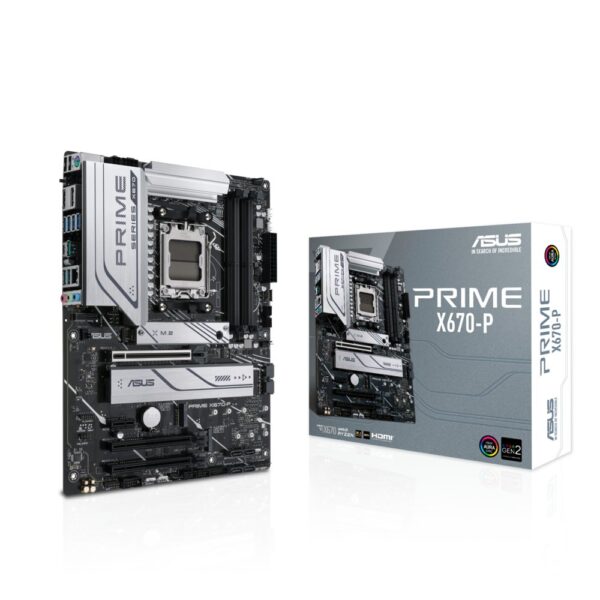 ASUS PRIME X670-P | Socket AM5 | AMD X670 | 4xDDR5 | Micro-ATX | Moederbord