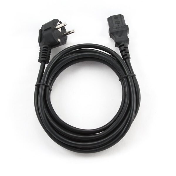 Gembird PC-186-VDE | 1,8 m Stroomkabel | Schuko (CEE 7/7) naar IEC C13 | Zwart | 10A / 250V