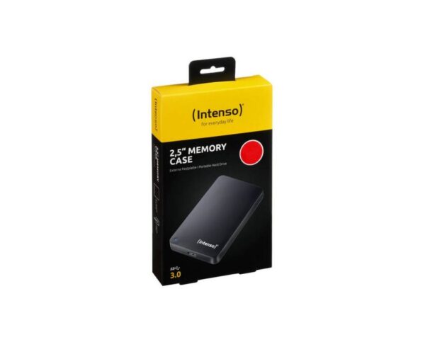 Intenso Memory Case Externe Harde Schijf | 2TB | USB 3.0 | Zwart