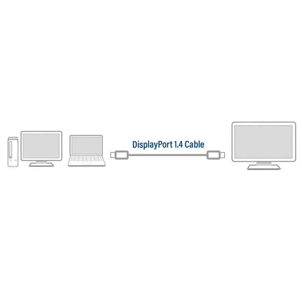 ACT AC4071 | DisplayPort 1.4 Kabel | 1,0m | Zwart - Image 4