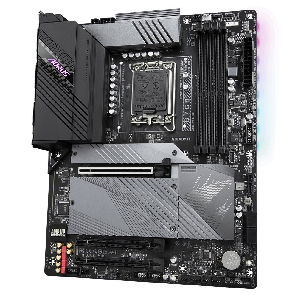 Gigabyte B760 AORUS MASTER DDR4 (rev. 1.0) | Socket LGA 1700 | Intel B760 | 4xDDR4 | ATX | Moederbord - Image 5