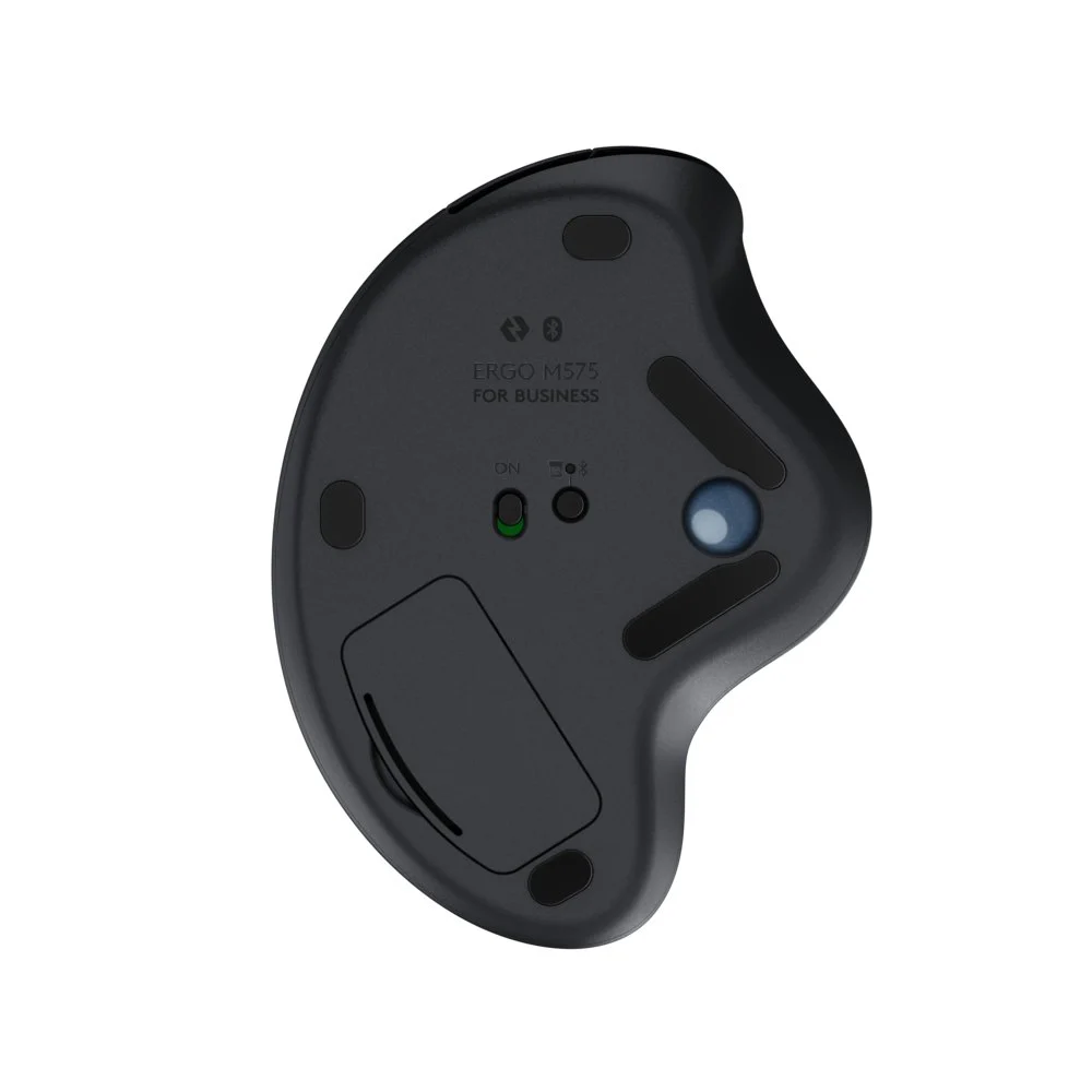 Logitech M575 Ergo Trackball for Business | Ergonomische Draadloze Muis | Rechtshandig | RF + Bluetooth | 2000 DPI | Grafiet - Image 6
