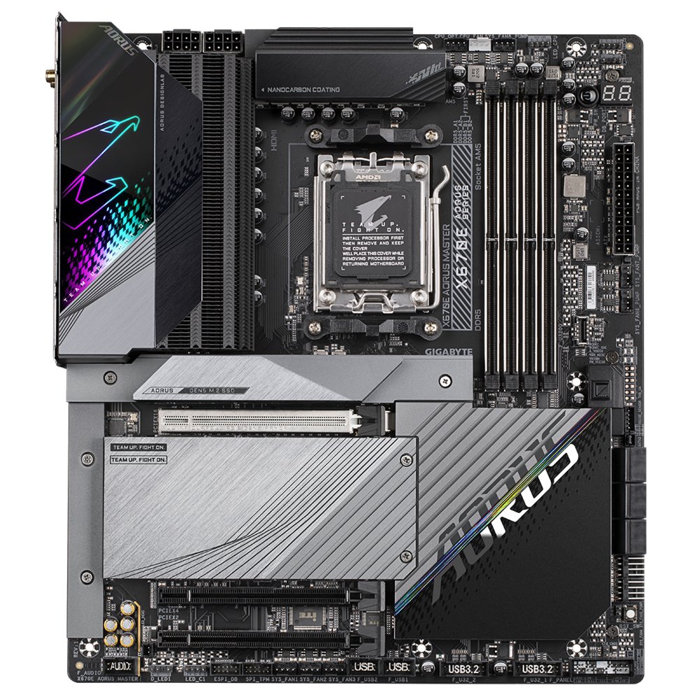 Gigabyte X670E AORUS MASTER (REV. 1.0) | Socket AM5 | AMD X670 | 4xDDR5 | ATX | Moederbord - Image 3