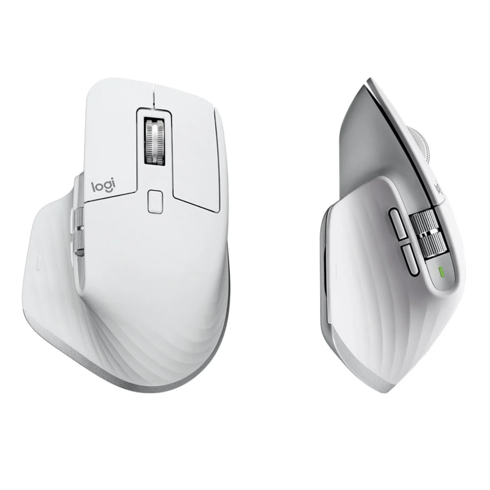 Logitech MX Master 3S | Draadloze Muis | RF-Draadloos + Bluetooth | 8000 DPI | Zilver/Wit - Image 5