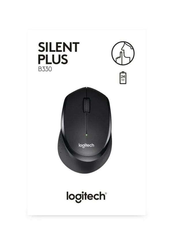Logitech B330 Silent Plus | Draadloze Muis | Links- en Rechtshandig | RF | 1000 DPI | Zwart