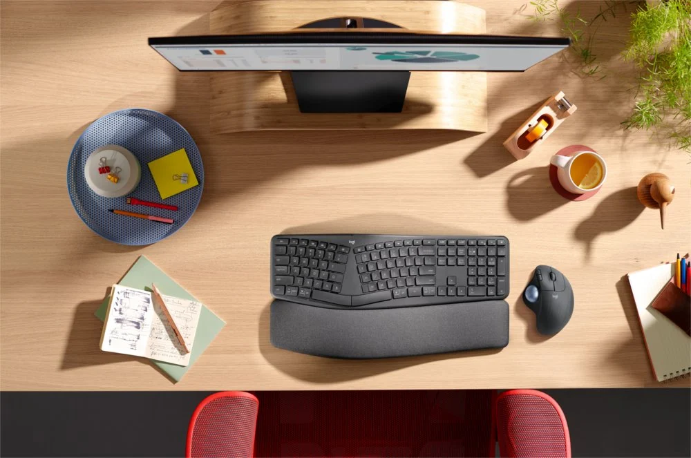 Logitech M575 Ergo Trackball for Business | Ergonomische Draadloze Muis | Rechtshandig | RF + Bluetooth | 2000 DPI | Grafiet - Image 7