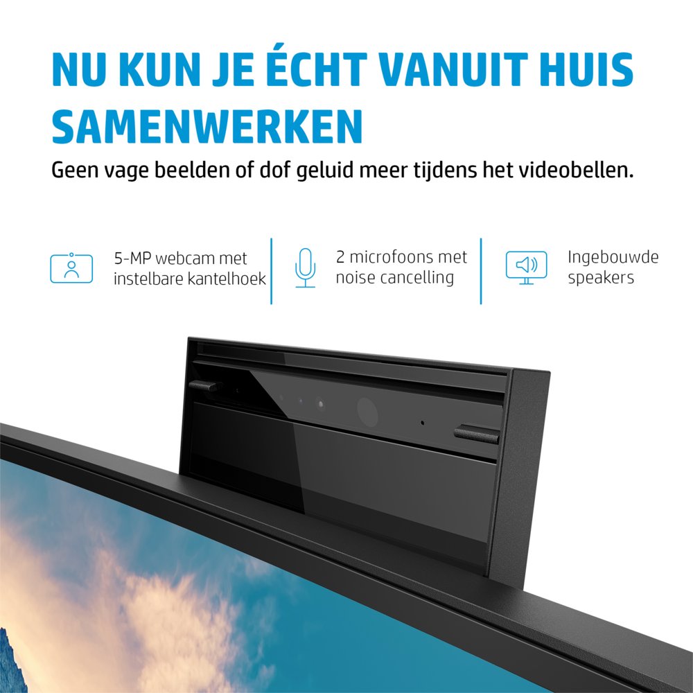 HP E34m G4 34" | 3440x1440 VA | 75Hz | Curved | USB-C | Webcam, Microphone & Speakers | Conferencing Monitor | Ergonomic Design - Image 15