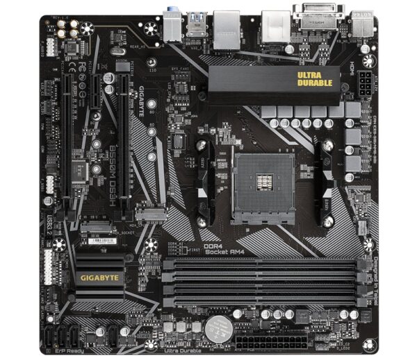 Gigabyte B550M DS3H | Socket AM4 | AMD B550 | 4xDDR4 | Micro-ATX | Moederbord