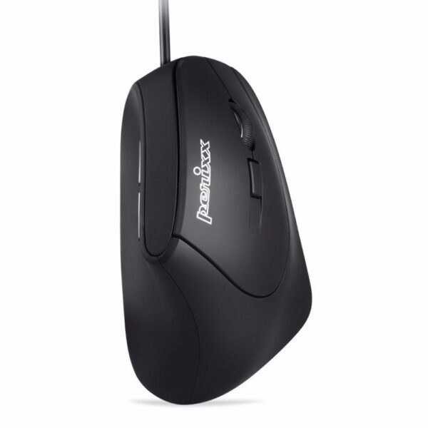 Perixx PERIMICE-515 II | Ergonomische Bedrade Muis | Rechtshandig | USB-A | 1600 DPI | Zwart