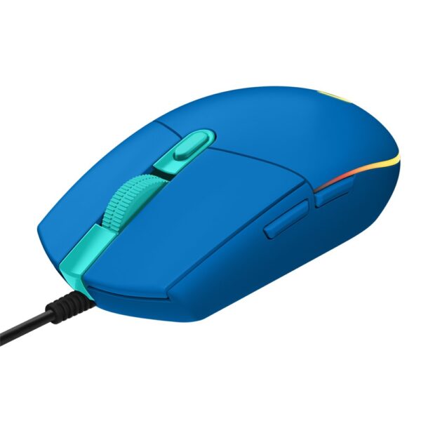Logitech G203 | Gaming Muis | Rechts­handig | USB-A | 8.000 DPI | Blauw