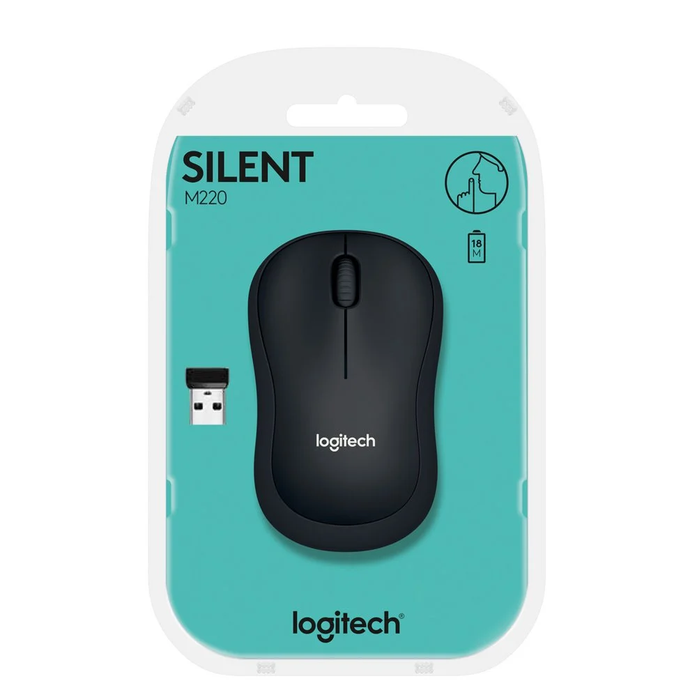 Logitech M220 | Draadloze Muis | Links- en Rechtshandig | RF | 1000 DPI | Grijs - Image 6