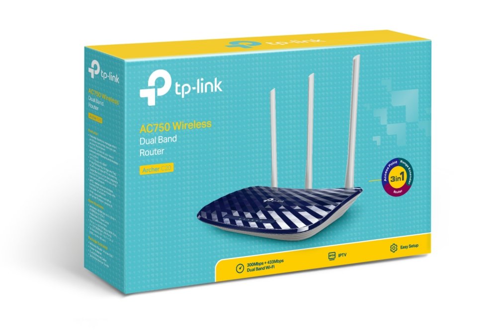 TP-Link Archer C20 | Wifi 5 Router | Dual-band (2.4 GHz / 5 GHz) | 733Mbit/s - Image 5
