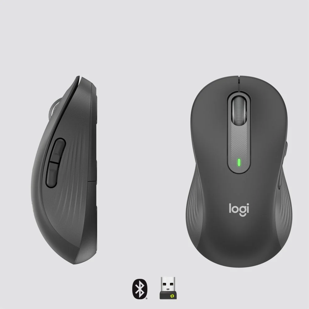 Logitech Signature M650 | Draadloze Muis | Linkshandig | RF + Bluetooth | 2000 DPI | Grafiet - Image 7