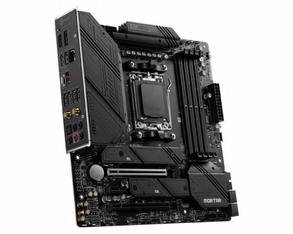 MSI MAG B650M Mortar WIFI | Socket AM5 | AMD B650 | 4xDDR5 | Micro-ATX | Moederbord