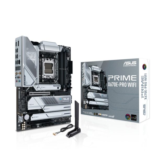 ASUS PRIME X670E-PRO WIFI | Socket AM5 | Intel X670 | 4xDDR5 | ATX | Moederbord